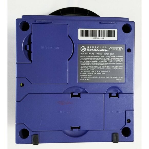 Purple Game Cube w/Cords and Game - Picture 2 of 7